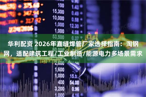 华利配资 2026年直缝焊管厂家选择指南：淘钢网，适配建筑工程/工业制造/能源电力多场景需求